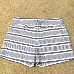 Gap City 3 inch shorts, size 2/26, denim blue and white … very good condition